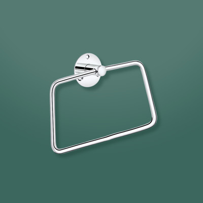 GLOXY Premium Quality Chrome Finish Stainless Steel Towel/Napkin Rod Holder 7 inch 1 Bar Towel Rod(Stainless Steel Pack of 1)