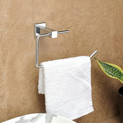 FORTUNE Napkin Ring / Towel Ring / Napkin Holder / Towel Hanger / Towel Stand 8 inch 1 Bar Towel Rod(Stainless Steel Pack of 1)