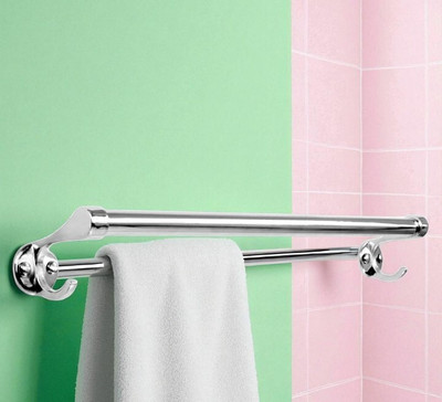 QUXOZO 24 inch 1 Bar Towel Rod(Stainless Steel Pack of 1)
