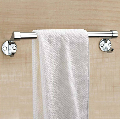 Harigario 24 Inch Towel Rod Set 24 inch 2 Bar Towel Rod(Stainless Steel, Aluminium Pack of 1)
