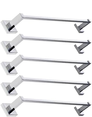 deeplax 18 inches (1.5 feet) square bathroom towel holder 45 inch 5 Bar Towel Rod(Stainless Steel Pack of 5)