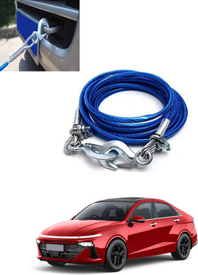 CCMM 4M/7Ton Heavy Duty Pull Capacity Blue Towing Cable For Vehicle-296 4 m Towing Cable(Steel, 7000 kg Pull Capacity)