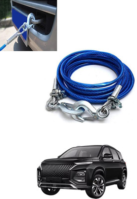 CCMM 4M/7Ton Heavy Duty Pull Capacity Blue Towing Cable For Vehicle-138 4 m Towing Cable(Steel, 7000 kg Pull Capacity)