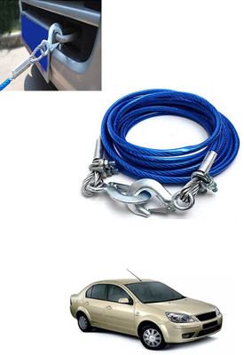CCMM 4M/7Ton Heavy Duty Pull Capacity Blue Towing Cable For Vehicle-104 4 m Towing Cable(Steel, 7000 kg Pull Capacity)