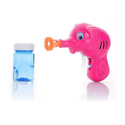 333MART Elephant Bubble Gun Toy for Kids with 100 ml Bubble Liquid Bottle (Pink) Toy Bubble Maker