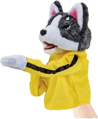 Goyal's Kung Fu Dog, Punching Puppet, Boxing Gloves Children's Game Plush Toys Hand Puppets(Pack of 1)