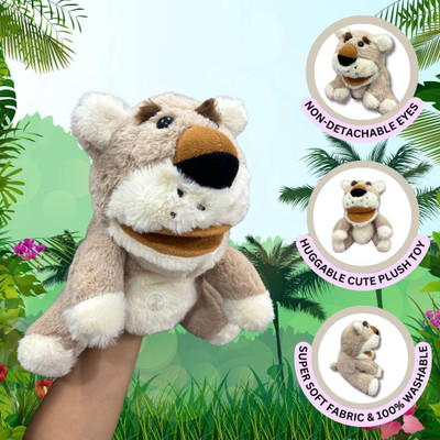 Ritu Shubhman's Creation Talking Mouth Animal Hand Puppet - Interactive Plush Toy for Kids Hand Puppets(Pack of 1)