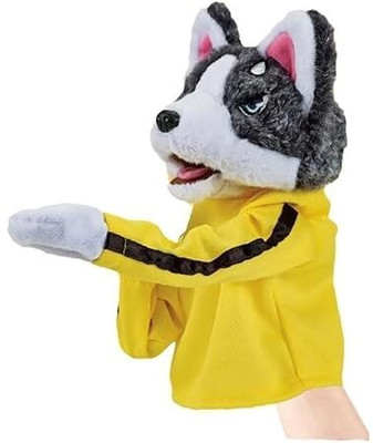 Myrra Kung Fu Husky, Punching Puppet, Gloves Doll Children's Game Plush Toys Hand Puppets(Pack of 1)