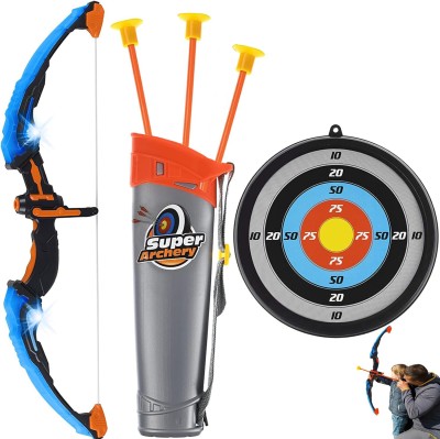 S TOYS HOUSE BLUE ARCHERY SET LIGHT UP THE NIGHT Archery Kit