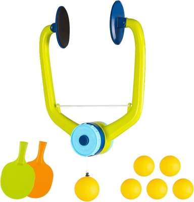 Aclipse Hanging Table Tennis Set Ping Pong Trainer with 2 Rackets & 3 Practice Balls Tennis Kit