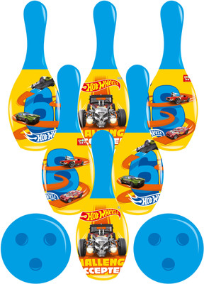 HOT WHEELS Large Bowling Set for Kids Bowling