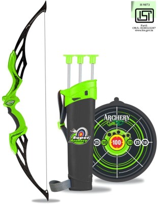 Planet of Toys Heavy Duty Bow Arrow Set for Kids Age 5 -12 Years Outdoor Target Game Archery Archery Kit