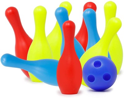 lookat Bowling Toy Set with 10 Bottles and 2 Balls Bowling Game set for Kids(Multicolor)