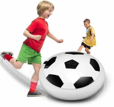 Myhoodwink Floating Hover Ball With Foam Bumper & Colorful LED Lights Indoor toy for Kids Football