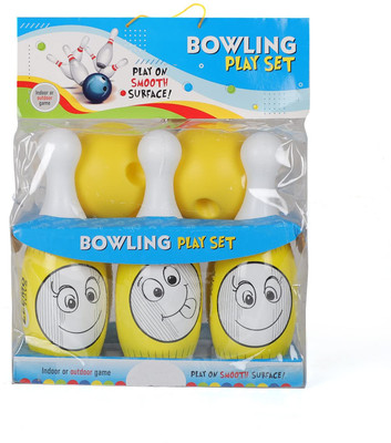 zokato Bowling Game for Kids Toy with 6 Big Pin and 2 Big Ball Bowling Bowling