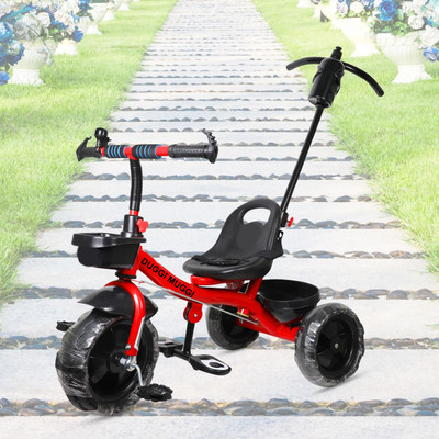DUGGI MUGGI GOOD QUALITY BABY TRICYCLE WITH BASKET AND PARENT HANDLE BEST TRIKE IN ONLINE MARKET Tricycle(Red)
