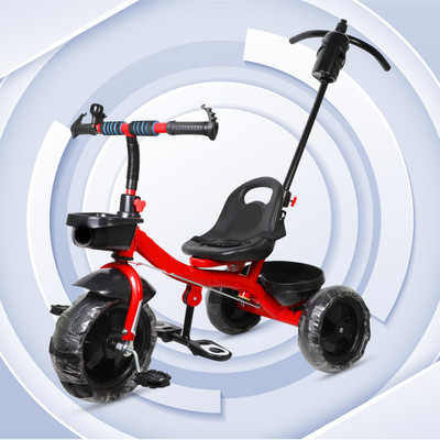 TOYSHOPPEE BABY TRICYCLE WITH BASKET AND PARENT HANDLE BEST TRIKE IN ONLINE MARKET Tricycle(Red)