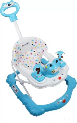 baby'pa Musical Activity Walker With Parent Rod(Blue)
