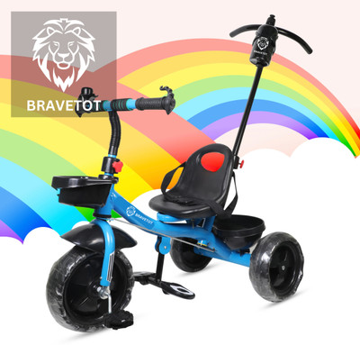 BRAVETOT cycle BLACK BASKET HANDLE MODEL 01 Tricycle(Light Blue)