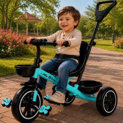 Little Olive Kids Tricycle with Parent Handle