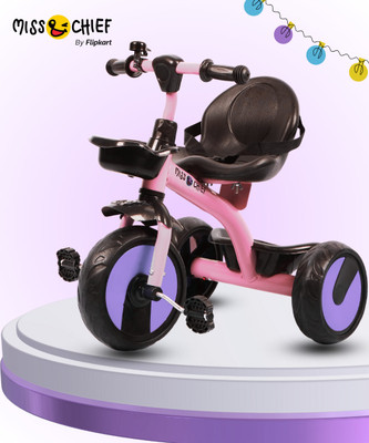 Miss & Chief Pixi Baby Tricycle Sturdy and Safe for Kids with storage baskets (Ages 2-5yrs) Tricycle(Multicolor)
