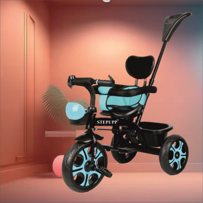 Stepupp STEPUPP NEW MODAL R-1 MAXO HANDLE FOR KIDS LIGHT BLUE COLOR ST R-I NEW MAXO HANDLE LIGHT BLUE TRICYCLE FOR KIDS-04 Tricycle(Light Blue)