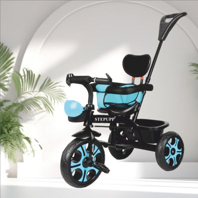 Stepupp STEPUPP NEW MODAL R-1 MAXO HANDLE FOR KIDS LIGHT BLUE COLOR ST R-I NEW MAXO HANDLE LIGHT BLUE TRICYCLE FOR BABY-01 Tricycle(Light Blue)