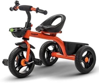 baybee Eva Wheels & Storage Basket Baby Kids Cycle Trikes for 1.5 to 5 Yrs Tricycle(Orange, Black)