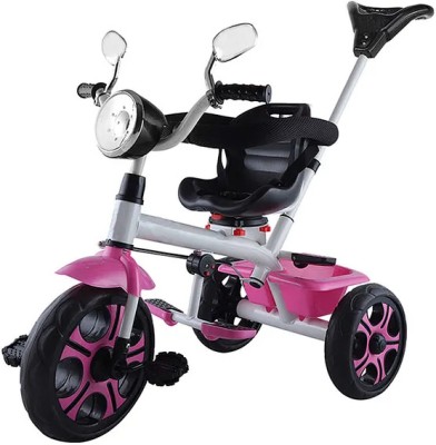 JoyRide CITY BLAZE Pro Plug N Play Baby Kids|Baby Trike|Tricycle Light and Music for Kids|Boys|Girls Age Group 2 to 5 Years Tricycle(Pink)