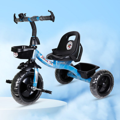 DASAN Kids|Baby Trike|Tricycle with Safety Guard for Kids|Boys|Girls Age 2 to 5 Years BLUE BABY BASKET D4 Tricycle(Blue)