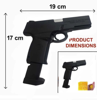 SHIVRAJ Real toy mouser fighter gun for kids 2216. High power range firing toy gun Guns & Darts(Black)