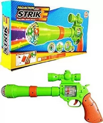 FLYmart Magical 3D Projection Light Strike Gun -Music + 3D Lights Toy for Kids Play Time Guns & Darts(Multicolor) FLYmart Magical 3D Projection Light Strike Gun -Music + 3D Lights Toy for Kids Play Time Guns & Darts(Multicolor)