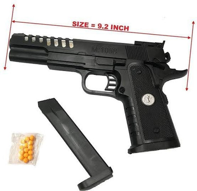 SHIVRAJ Battle toy pistol action mouser gun for kids with high accuracy Guns & Darts(Black, Multicolor)