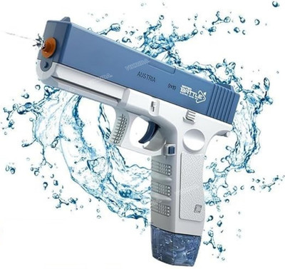 U.R.M. Enterprises Holi Pichkari Electric Water Gun, Automatic Squirt Gun 300CC Range 25-32 Feet Water Gun(Blue)