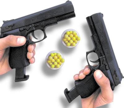 Infojerk Lifestyle (Pack of 2) Toy Mouser Gun | 100+ Free BB Bullets | Best Mouser Air Pistol Guns & Darts(Black) Infojerk Lifestyle (Pack of 2) Toy Mouser Gun | 100+ Free BB Bullets | Best Mouser Air Pistol Guns & Darts(Black)