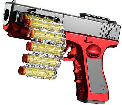 Zuuluzrs Soft Foam Bullets Shooting Toy For Kids Air Blaster Pistol Gun Guns & Darts(Red)