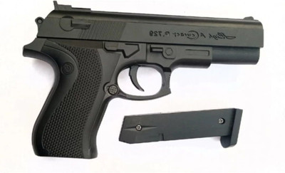 N K Hol Supperitem mini toy gun PUBG pistol with 8 Round Barell (100bullets) Guns & Darts(Black)