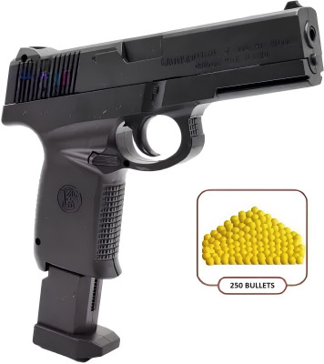 Cambly Mouser Pistol Toy Shooting Toy Big for Kids Age 12+ with (250 Plastic Bullets) Guns & Darts(Black)