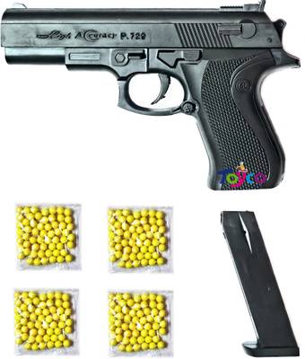 Toyco Mouser Pistol Toy Shooting Gun for Kids with ( 200 Plastic Bullets ) Guns & Darts