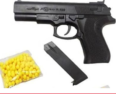 HYC Kids mouser gun for fun and enjoy black plastics gun with 6mm bullets Guns & Darts(Black)