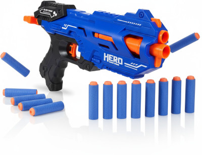 HOMOZE Blaze Storm Toy Gun with 8 Form Dart Bullets for Boys & Girls for Shooting Game Guns & Darts(Blue)