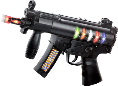 Aseenaa Toy Gun with Realistic Sound, Vibration and Light Effect for 3+Years Kids Guns & Darts(Black)