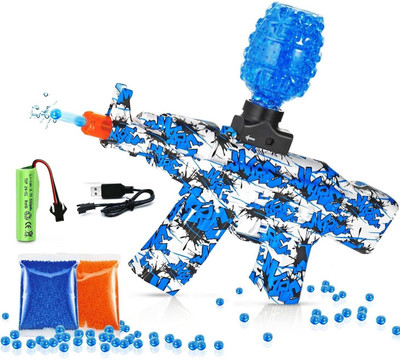 PAPASpace Electric Gel Blaster Gun Toy with 1000 Balls Automatic Shooting Rechargeable Guns & Darts(Multicolor)