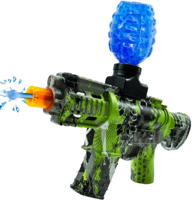 JIALTO Gel Blaster Gun Airsoft Automatic Foam Blaster 5000 Gel Ball Gun for Kid'S-Army Guns & Darts(Green)