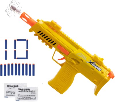 Toy Cloud 2 in 1 X-Shot Blaster Pistol Toy Gun with Jelly Shots with 10 Soft Foam Darts Guns & Darts(Multicolor)