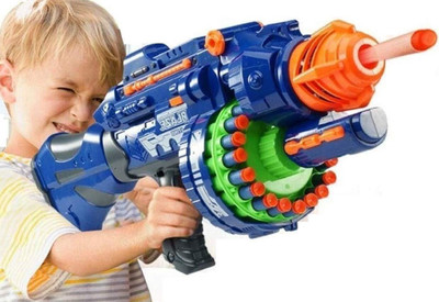 ROSAIRES Automatic Blaze Storm Soft Bullet Blaster Gun with 40 PCS Soft Bullet Slingshots(Multicolor)