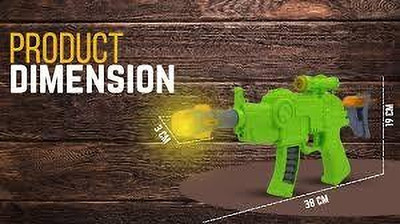 omtoys Thunder Shot Gun Guns & Darts(Green)