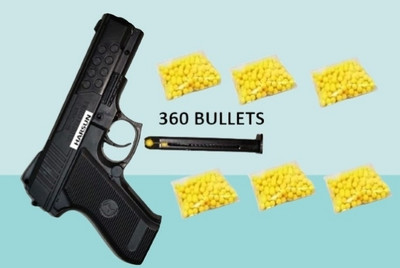 Harsun RAMAJI MAUSER TOY GUN WITH 360 BULLETS Darts & Plastic Bullets(Black)