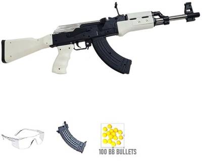 HALO NATION BB Bullet AK47 Gun Toy AK 47 Gun Airsoft Gun Toy + 100 BB Bullets Guns & Darts