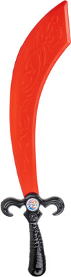 Ratnas Pirates Sword (1857) Toy Sword For your Pirates Look Maces & Swords(Red)